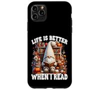 Fall GNOME For Book Lover Teacher Life Is Better When I Read Carcasa para iPhone 11 Pro MAX