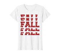 Fall Grateful Thanksgiving Matching Family Love Camiseta gráfica económica, Mujer, Blanco, XL