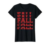 Fall Grateful Thanksgiving Matching Family Love Camiseta gráfica económica, Mujer, Negro, L