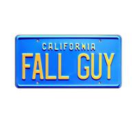 Fall Guy | Metal Stamped License Plate