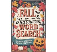 Fall Halloween Word Search Puzzle: Word Searches With Easy To read Print about Fall and Halloween, ( 6x9 sheets 110 pages ) 55+ puzzles about Autumn, ... Gift For Vocations, Holidays, Free Times