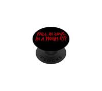 Fall In Love In A Mosh Pit Parodia Heavy Metal Retro Humor PopSockets PopGrip Adhesivo