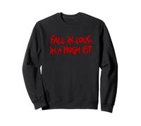 Fall In Love In A Mosh Pit Parodia Heavy Metal Retro Humor Sudadera