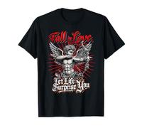 Fall in Love - Let Life Surprise You Cupid Tatto Art Camiseta