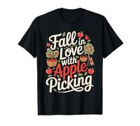 Fall In Love with Apple Picking Autumn Orchard Camiseta