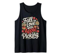 Fall In Love with Apple Picking Autumn Orchard Camiseta sin Mangas