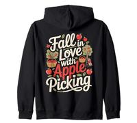 Fall In Love with Apple Picking Autumn Orchard Sudadera con Capucha