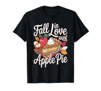 Fall In Love with Apple Pie Autumn Dessert Camiseta