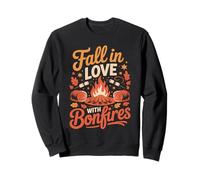 Fall In Love with Bonfires Cozy Vibes Sudadera