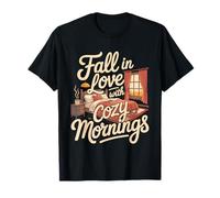 Fall In Love with Cozy Mornings Autumn Bedroom Scene Camiseta
