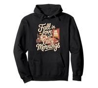 Fall In Love with Cozy Mornings Autumn Bedroom Scene Sudadera con Capucha