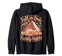 Fall In Love with Family Nights Cozy Autumn Sudadera con Capucha