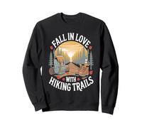 Fall In Love with Hiking Trails Forest Sunset Sudadera