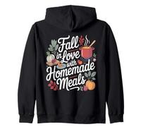 Fall In Love with Homemade Meals Autumn Kitchen Sudadera con Capucha