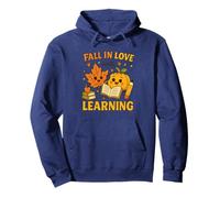 Fall In Love with Learning Cute Autumn Teacher Sudadera con Capucha