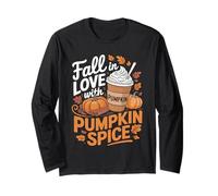 Fall In Love with Pumpkin Spice Cozy Manga Larga