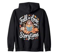 Fall In Love with Storytime Autumn Reading Cozy Sudadera con Capucha