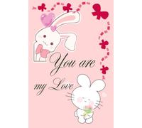 Fall in love with writing all over again! This adorable notebook features a sweet and charming cartoon bunny in love: bringing a warm, joyful vibe to ... stationery lovers, students, and anyone