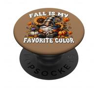 Fall Is My Favorite Color Autumn GNOME and Pumpkins For Fall PopSockets PopGrip Adhesivo