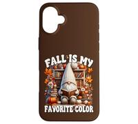 Fall Is My Favorite Color For Book Lover Who Loves Reading Carcasa para iPhone 16 Plus
