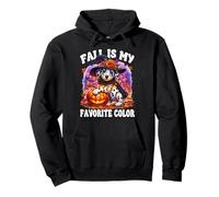 Fall Is My Favorite Color For Dog Mom Dalmatian Halloween Sudadera con Capucha