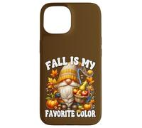 Fall Is My Favorite Color Thanksgiving GNOME with Fall Vibes Carcasa para iPhone 15