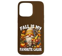 Fall Is My Favorite Color Thanksgiving GNOME with Fall Vibes Carcasa para iPhone 15 Pro MAX