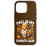 Fall Is My Favorite Color Thanksgiving GNOME with Fall Vibes Carcasa para iPhone 16 Pro