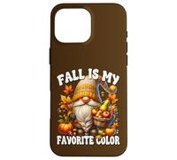 Fall Is My Favorite Color Thanksgiving GNOME with Fall Vibes Carcasa para iPhone 16 Pro MAX