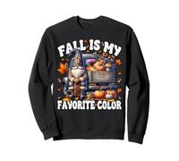 Fall Is My Favorite Color with Autumn GNOME Pumpkin Truck Sudadera