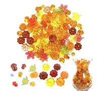 Fall - Jarrón con relleno, acción de gracias acrílico, Pumpkin | Sturdy Acción de Gracias Jarrone, Filler Ergonomic for, Boda Party Bridal, Shower Birthday Housewarming, Living Room