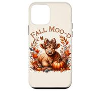 Fall Moo-d Highland Cow Temporada de otoño lindo divertido Carcasa para iPhone 12 mini