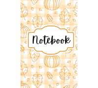Fall Notebook Journal 100 Lined Sheets Autum Pumpkin Leaves Notebook for School Office Work Personal Journaling Notebook Writing Gift for Best Friend Family Co Worker Neighbor Teacher Student