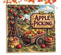 Fall Pearl Art Kit 30cm Rhinestone Painting Craft For Beginners Adults