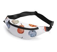 Fall Pumpkin Cute Funny Halloween Bat Pattern Fanny Pack, Adult Kids Sport Riñonera para Hombres y Mujeres