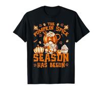 Fall Pumpkin Spice Season Has Begun Cute Thanksgiving GNOME Camiseta