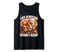 Fall Puppy Autumn Vibes Cozy Season For Golden Retriever Dad Camiseta sin Mangas