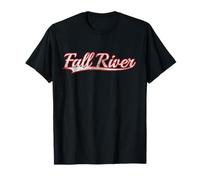 Fall River Massachusetts Bristol County Vintage Varsity Camiseta