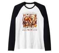 Fall Saying For Puppy Mom and Dad American Golden Retriever Camiseta Manga Raglan