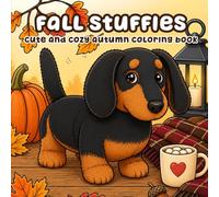 Fall Stuffies: A Cute and Cozy Autumn Coloring Book (Stuffies Coloring Books)