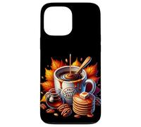 Fall Sweet Fall Coffee Mug with Walnuts Pancakes Cute Autumn Carcasa para iPhone 13 Pro MAX