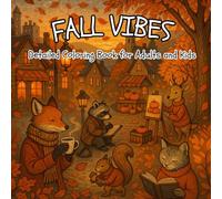 Fall Vibes: Coloring Book for Adults and Kids | Relaxing Autumn Designs: 50 Relaxing Fall Vibe Coloring Pages