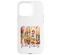 Fall Vibes, Modernas, Vintage, otoñales, Frescas escenas Florales y de árboles Carcasa para iPhone 15 Pro MAX