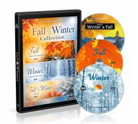 Fall & Winter Collection 3 DVD Set: Relaxing Nature Scenery with Autumn Forests, Snow & Winter Waves
