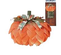 Fall Wre - Pumpkin Door Wre Harvest Decor | Thanksgiving With Bow Berries Pumpkin Decor For Indoors Outdoors | Fall Pump Door Holiday Harvest Party Porch