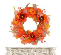 Fall Wreaths for Front Door - Artificial Sunflower Wreath, Autumn Wall