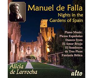 Falla : Nuits dans les jardins d'Espagne et autres pièces pour piano. Larrocha, Arambarri.