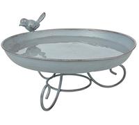 Fallen Fruits Ltd - Baño de pie para pájaros, Color Gris