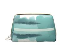 Fallen Leaves On A Tranquil Lake - Bolsa de cosméticos portátil y bolsa de cosméticos de viaje, unisex, cierre de cremallera, adecuada para uso diario, White, Talla única