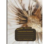 " Fallen Or Risen . . ? Never Give Up . . ": Composition Notebook 7.5 X 9.25 " , College Ruled, 110 Pages